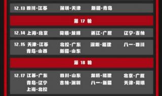 2020年季后赛赛程表